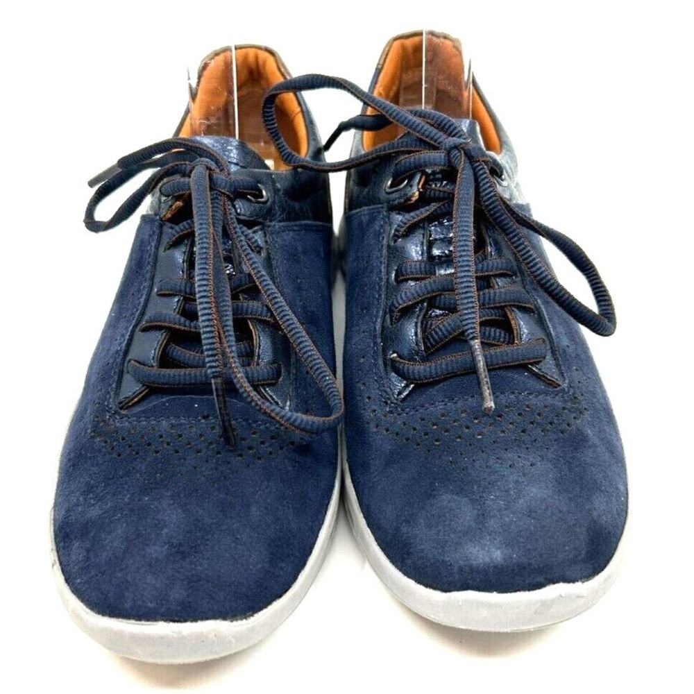 ROCKPORT Let’s Walk Women's Size 7M Shoes CH2885 Blue Suede Leather Shoes